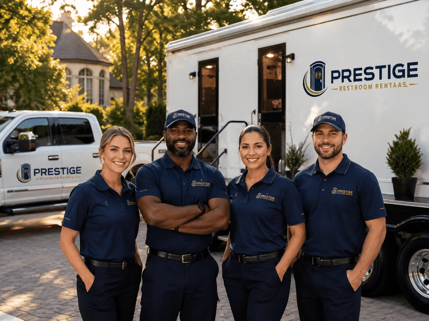 Trusted Luxury Portable Restrooms company in Larwill, IN